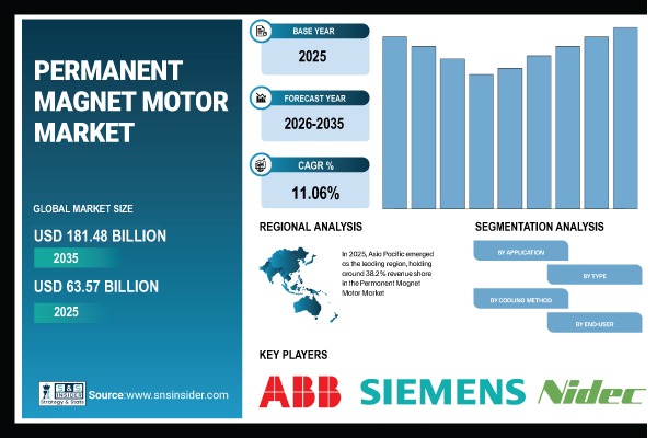 Permanent Magnet Motor Market Share & Size Report