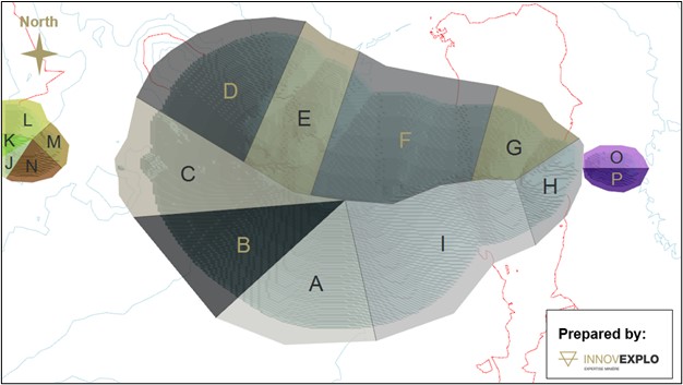 Fenn-Gib Open-pit Geomechanical Sectors for Design Recommendations