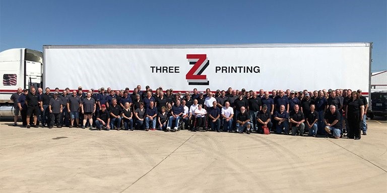 Three Z Printing