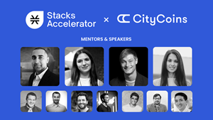 Stacks Accelerator CityCoins Track Mentors