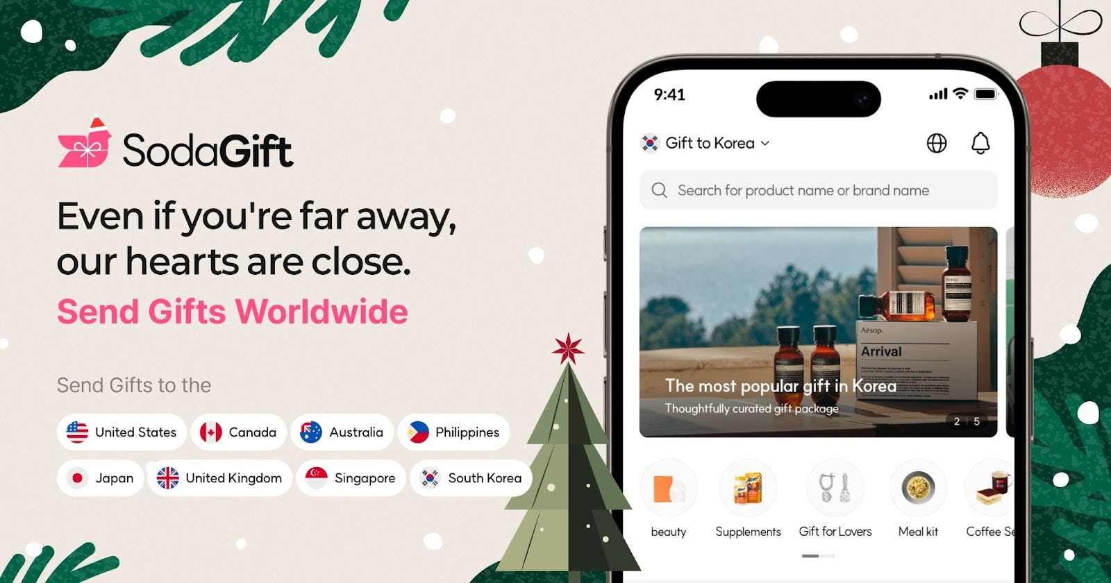 SodaGift Unveils Festive Gift Sets that Connect Families Worldwide this Holiday Season