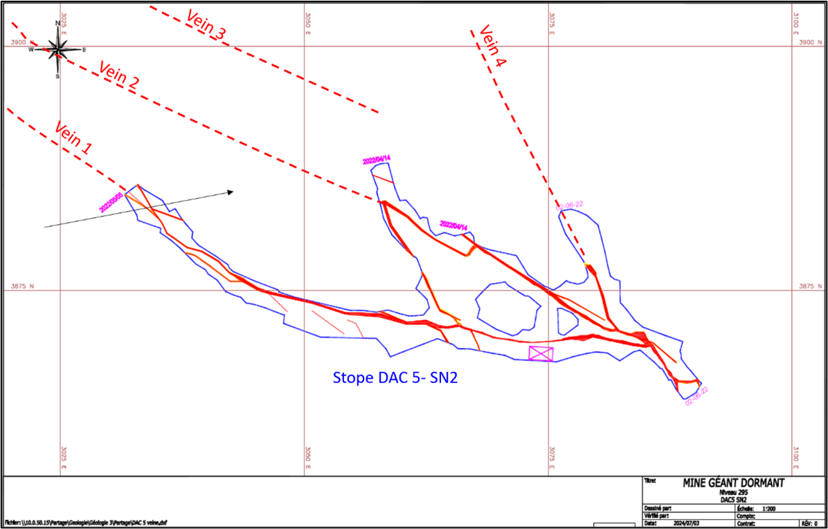 Mapping of the DAC 5 Site Sub-level 2 (SN-2).