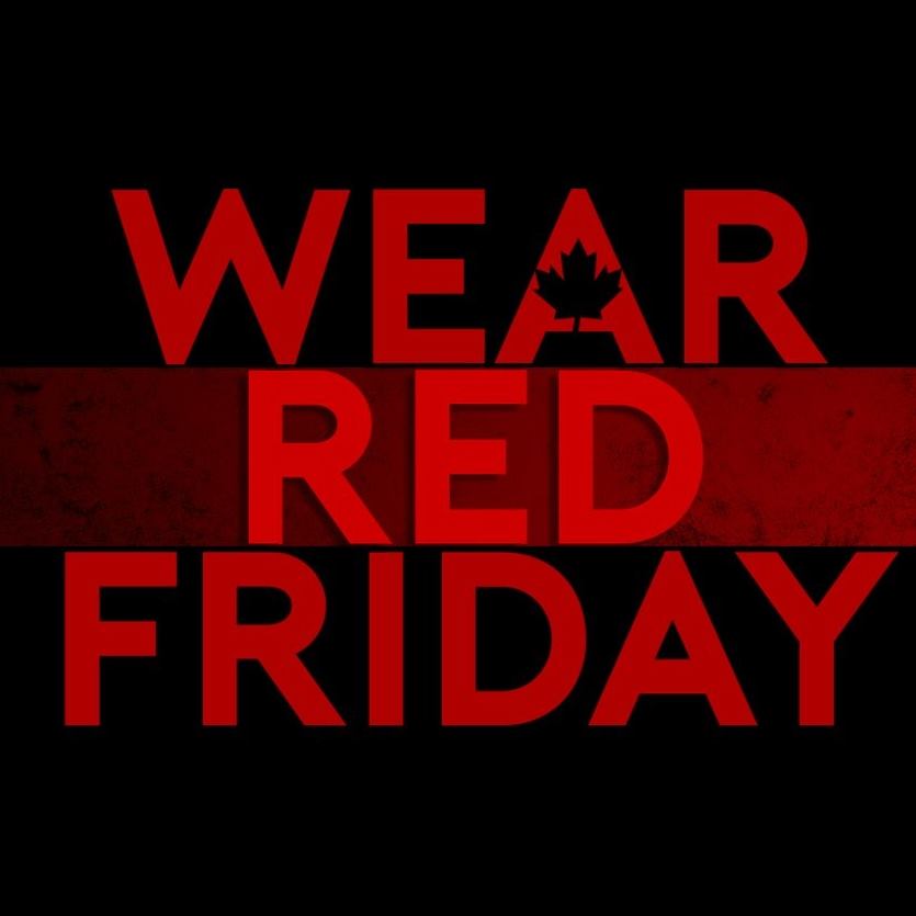 #WearRedFriday