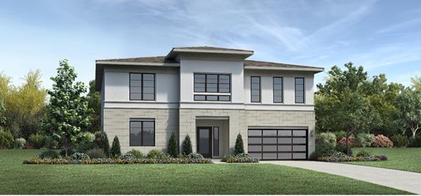 Santi Coastal Contemporary Rendering Summit at Westcliffe – Porter Ranch | Built by Toll Brothers