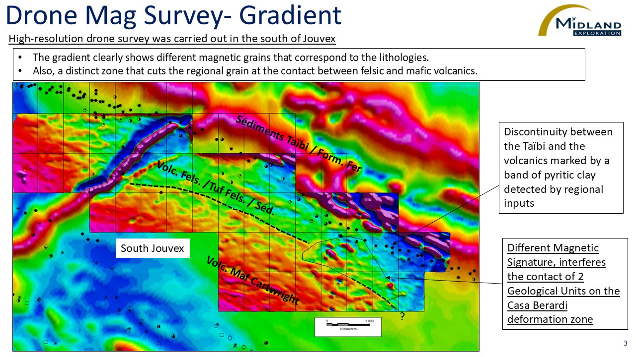 Figure 3 Drone Mag Survey-Gradient
