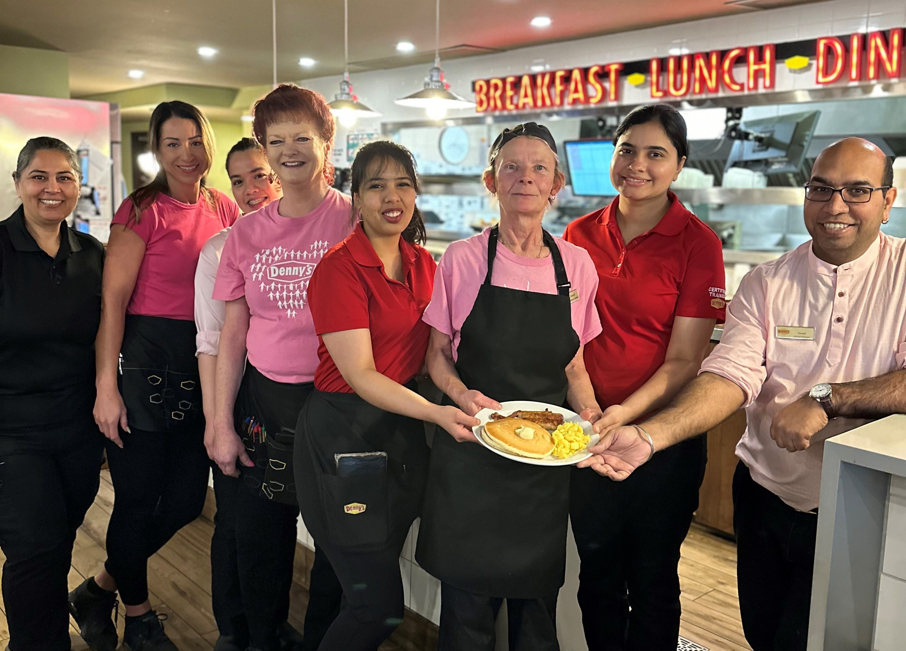 4. Pink Shirt Day - Dennys Kelowna - 270224