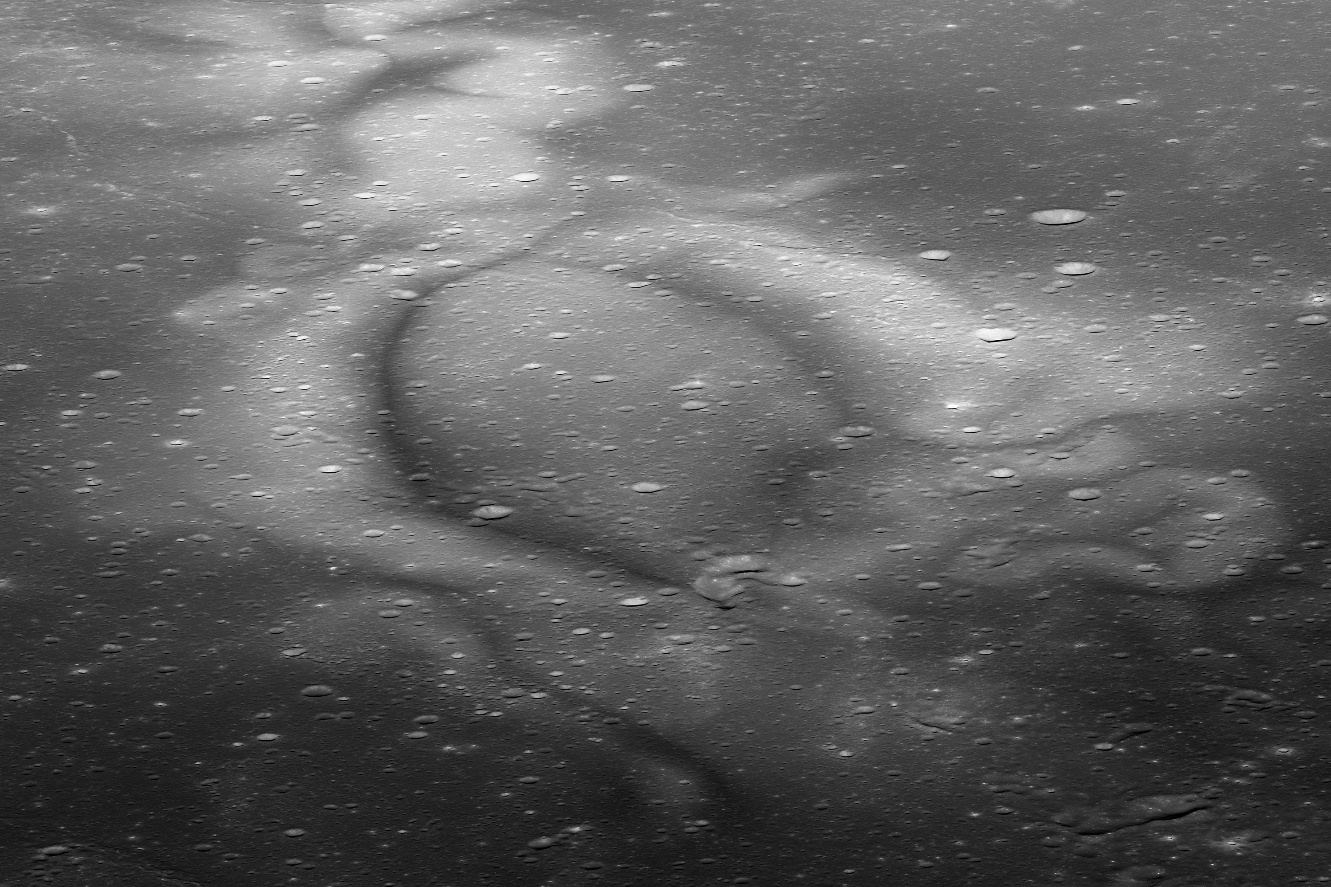 LROC-sourced high-resolution image of the Moon 's Reiner Gamma region. 