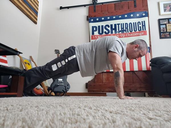 Nate Carroll is attempting to break the world record for the most push-ups done in a 12 month period. On March 2, 2021 he completed his one millionth push-up. 