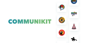 Communikit logo and sample app icons