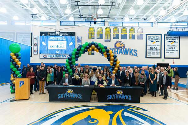 Signing event for Centura Health and Fort Lewis College