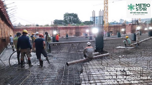 Metro Star is speeding up the construction progress