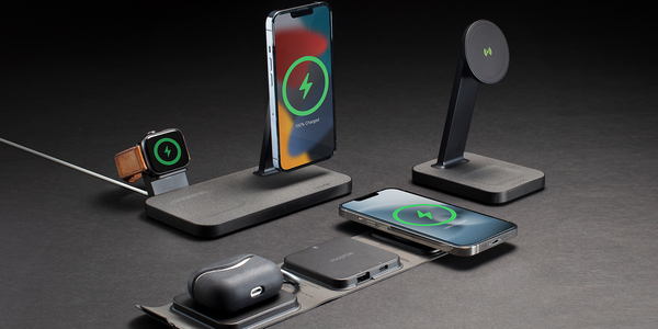 mophie snap+ 3-in-1 wireless charging stand and Watch Adapters