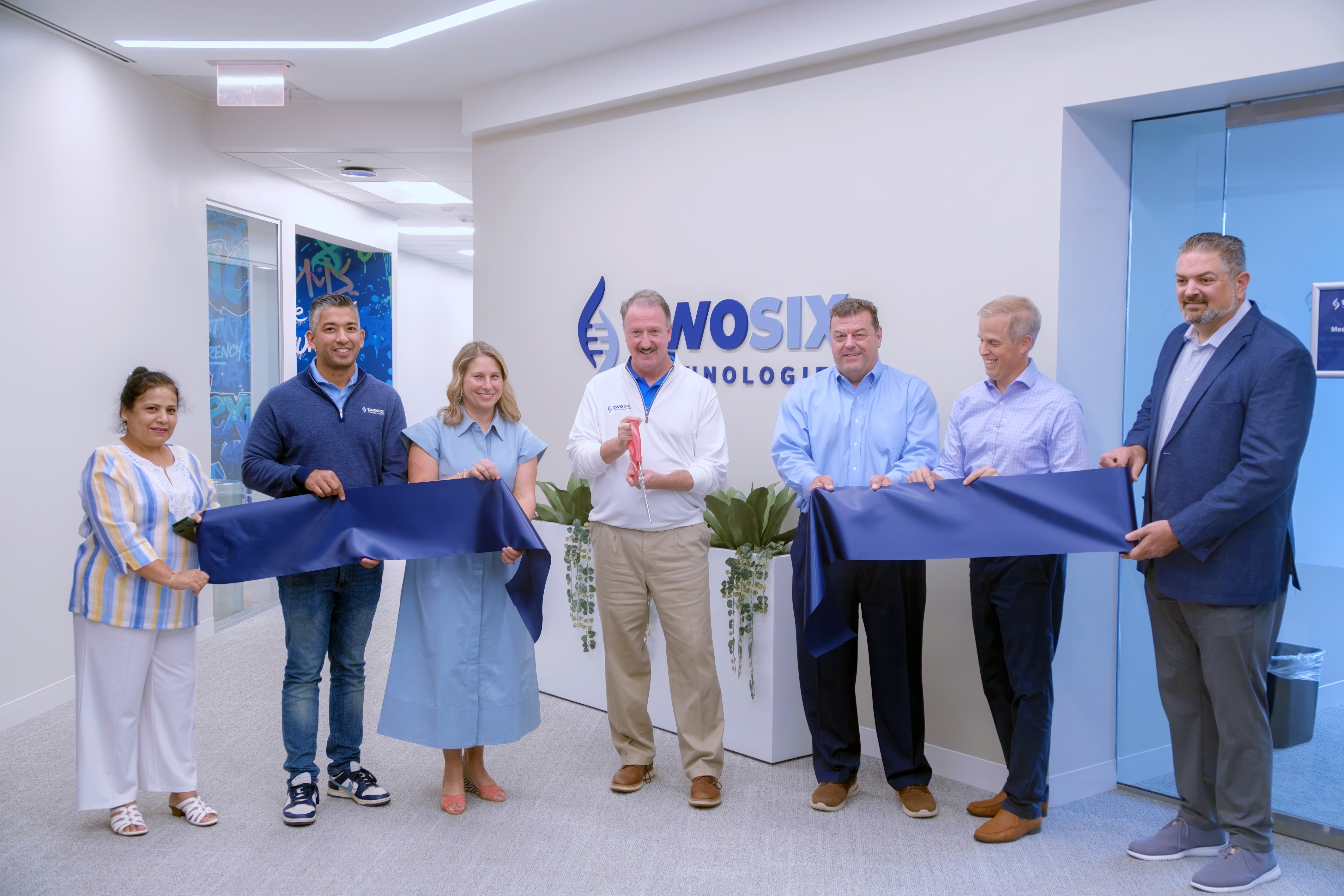 Two Six ribbon cutting at Coppermine Commons