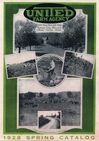 The first national real estate catalog, published by United Country Real Estate (then United Farm Agency), was created in 1928. It is currently in the Smithsonian. 
