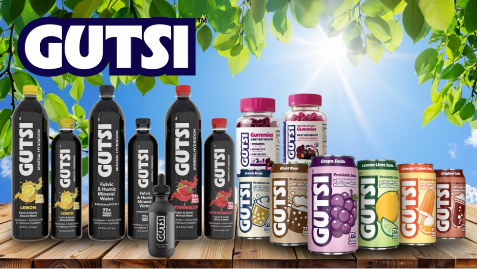 GUTSI™ mineral-first beverage and wellness platform