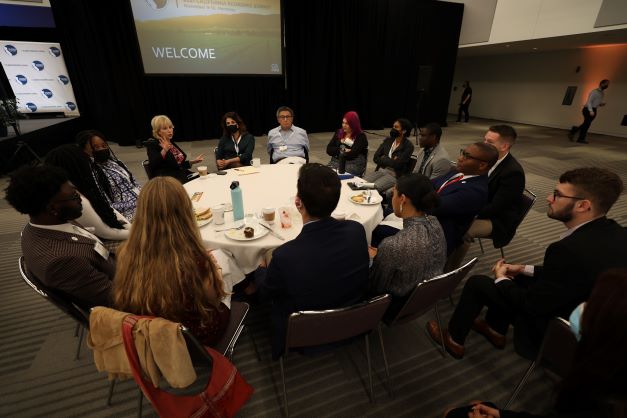 CA FWD Co-Chairs Ashley Swearengin & John Chiang with Young Leaders Advisory Council (YLAC) at 2021 Summit