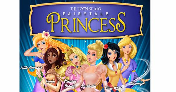 The Little Mermaid, Tenika, Sleeping Beauty, Cinderella, Snow White, and Rapunzel are just some of The Toon Studio Fairy Tale renditions available on Launch Cart. 