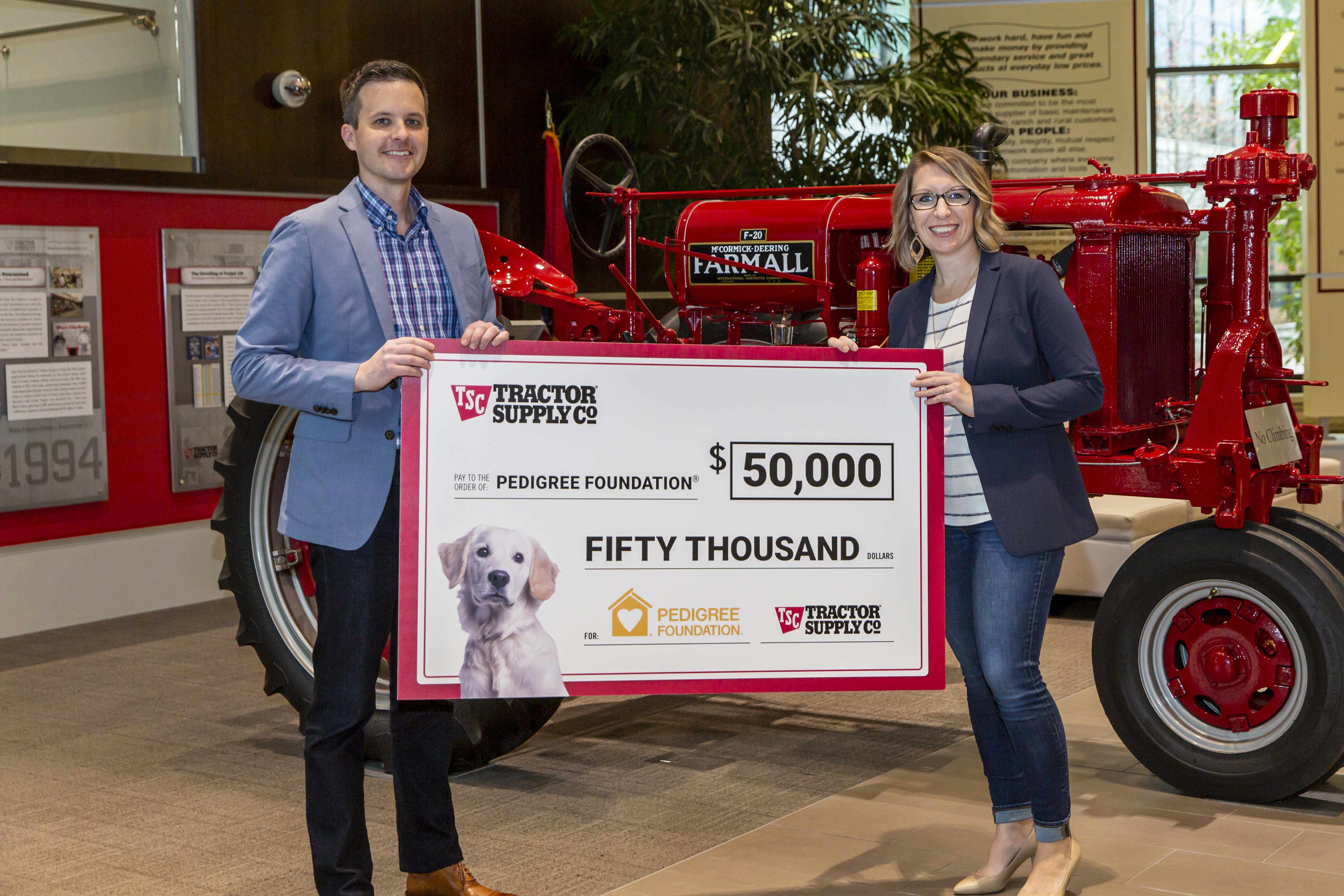 Tractor Supply Company Donates 50 000 to PEDIGREE