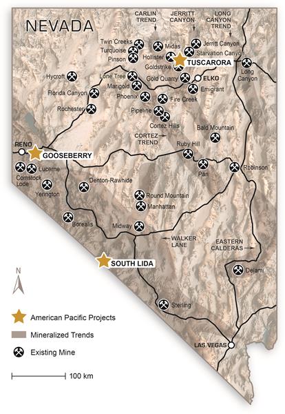 AmPac_Nevada Map-Map & Legend