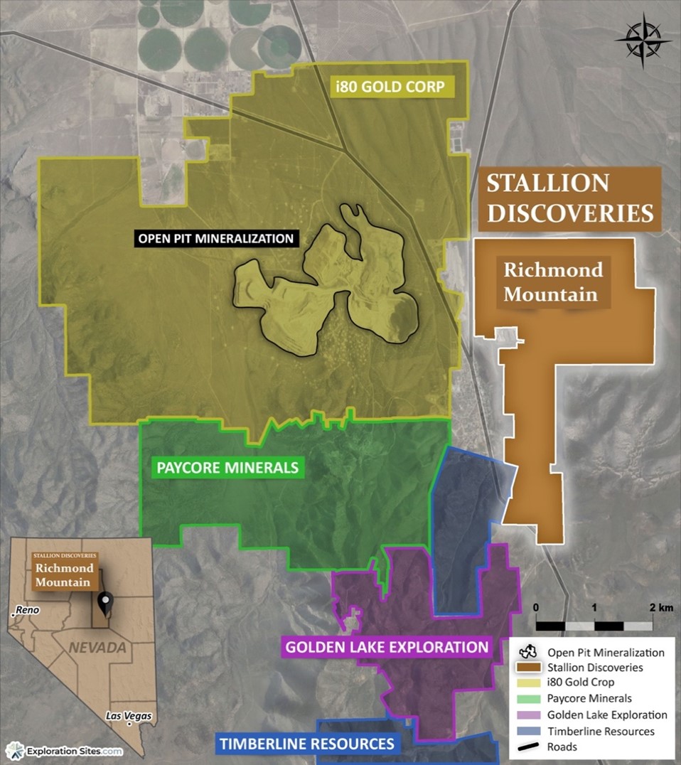 Richmond Mountain Project Map