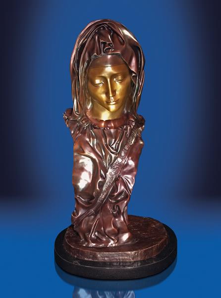 Madonna Bust Michelangelo cast by Foundry Michelangelo in a limited edition of 777