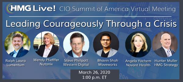 HMG Strategy Launches its First-Ever HMG Live! 2020 CIO Summit of America Virtual Meeting