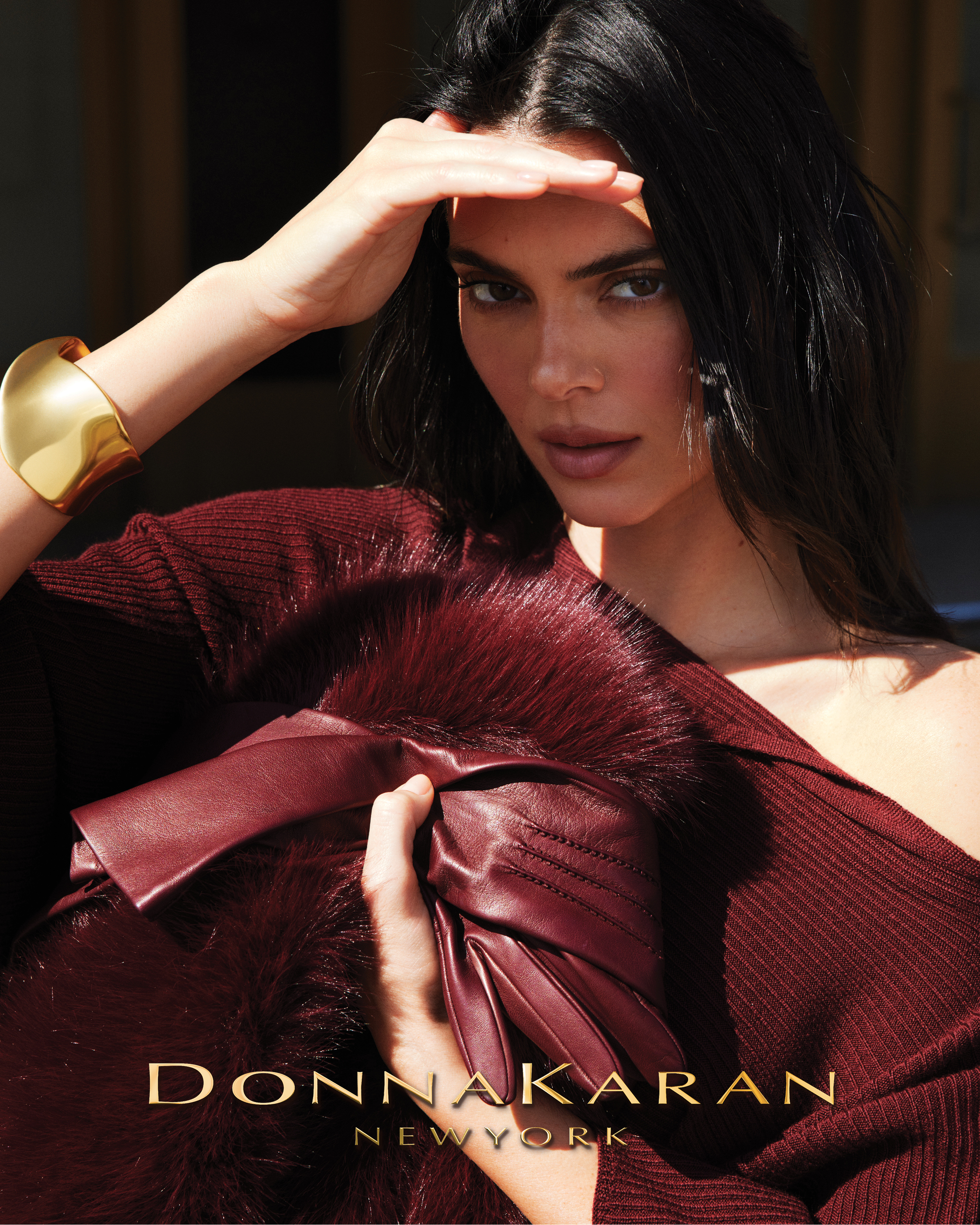 Kendall Jenner in the Donna Karan New York Fall 2026 campaign, photographed by Mert Alas.