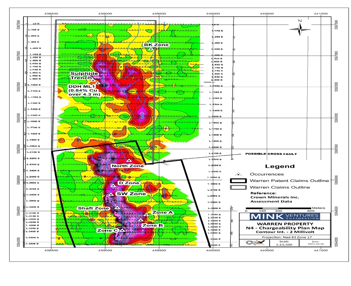 Property Wide Induced Polarization Chargeability Geophysical Anomalies