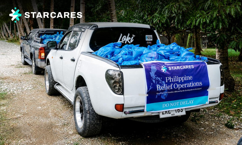 STARTRADER Delivers Emergency Relief to 300 Earthquake-Affected Families in the Philippines