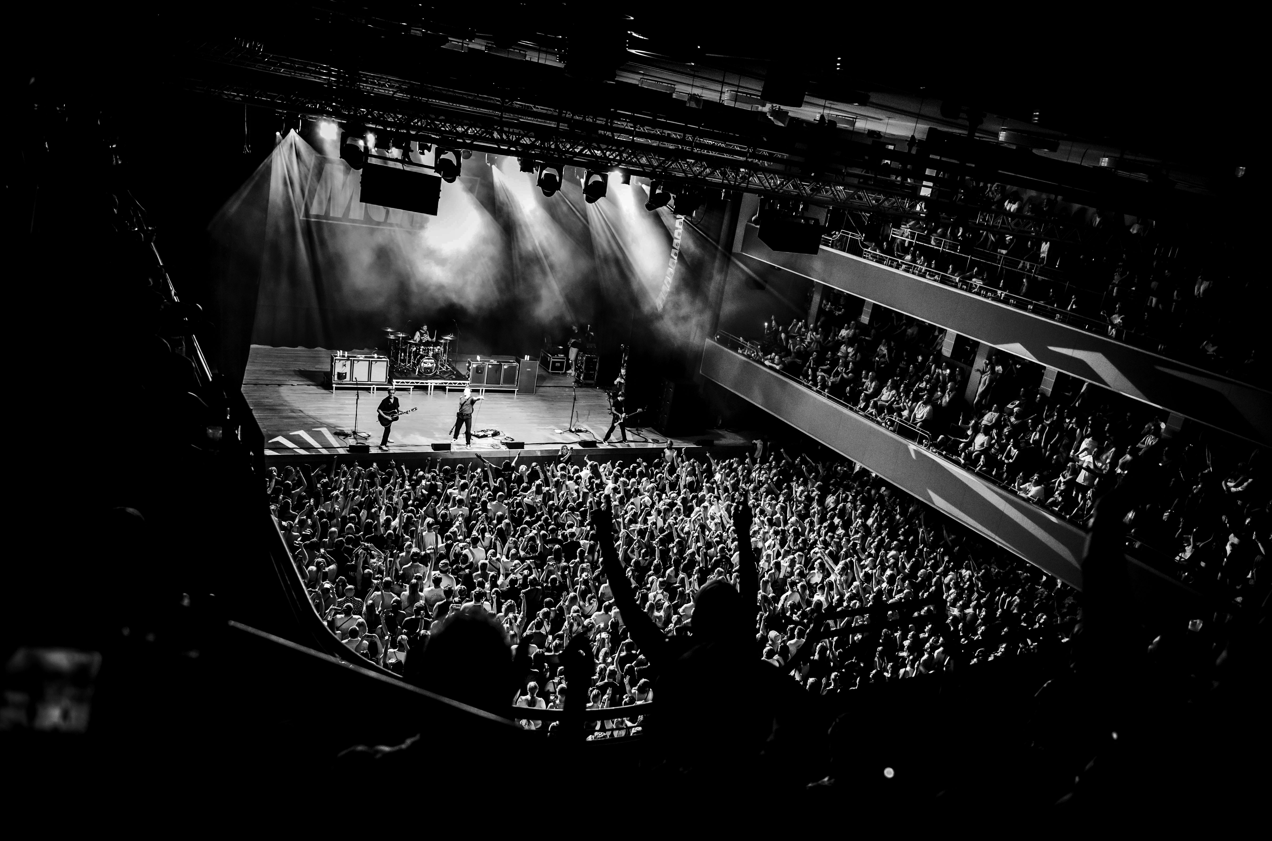 McFly playing in the opening season of the University of Wolverhampton at The Halls