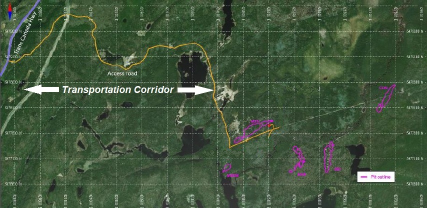 Georgia Lake Lithium Property