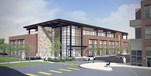 Rendering of the Medical Office Building in Basalt.