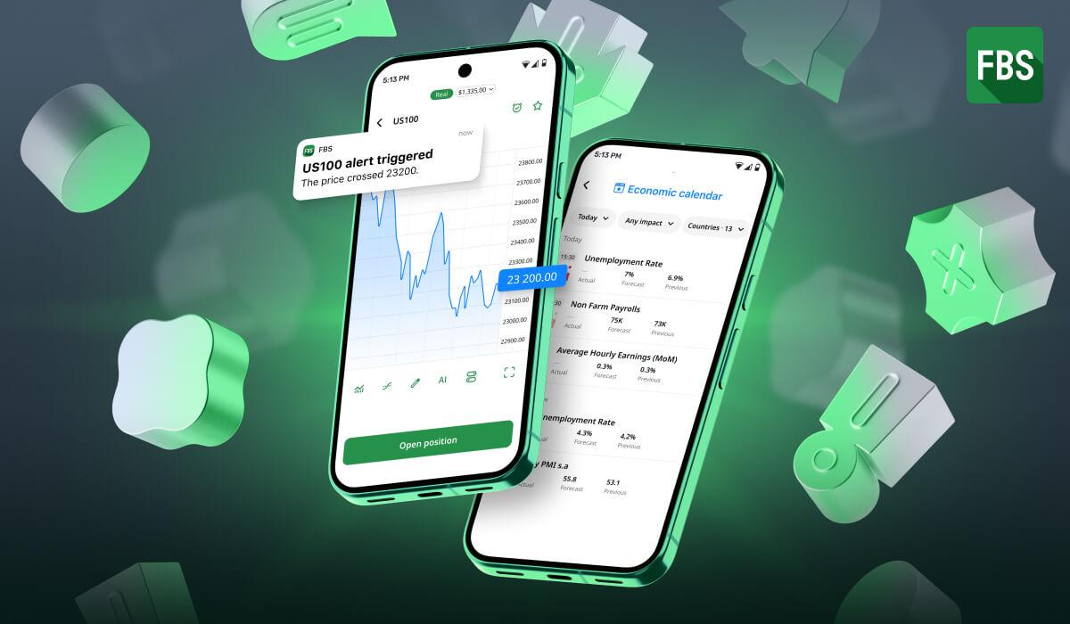 FBS Enhances Trading Experience with an Economic Calendar and Price Alerts