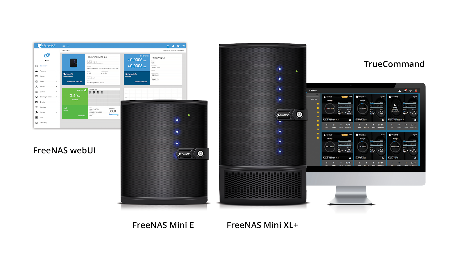 Файлохранилище. FREENAS Mini XL. TRUECOMMAND.