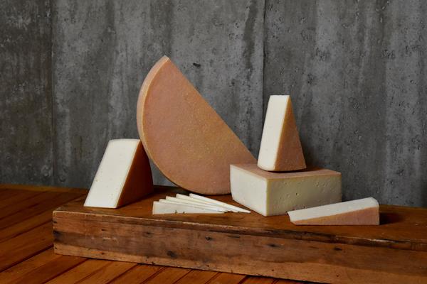 Highlander, a mountain-style goat blend cheese made by Jasper Hill Farm.