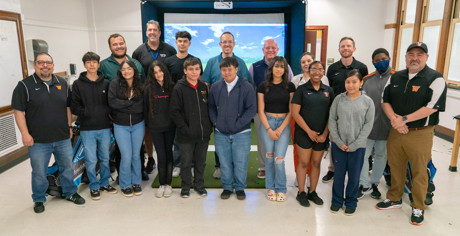 GOLFTEC, SkyTrak, and Drive Fore The Future at Denver West High School