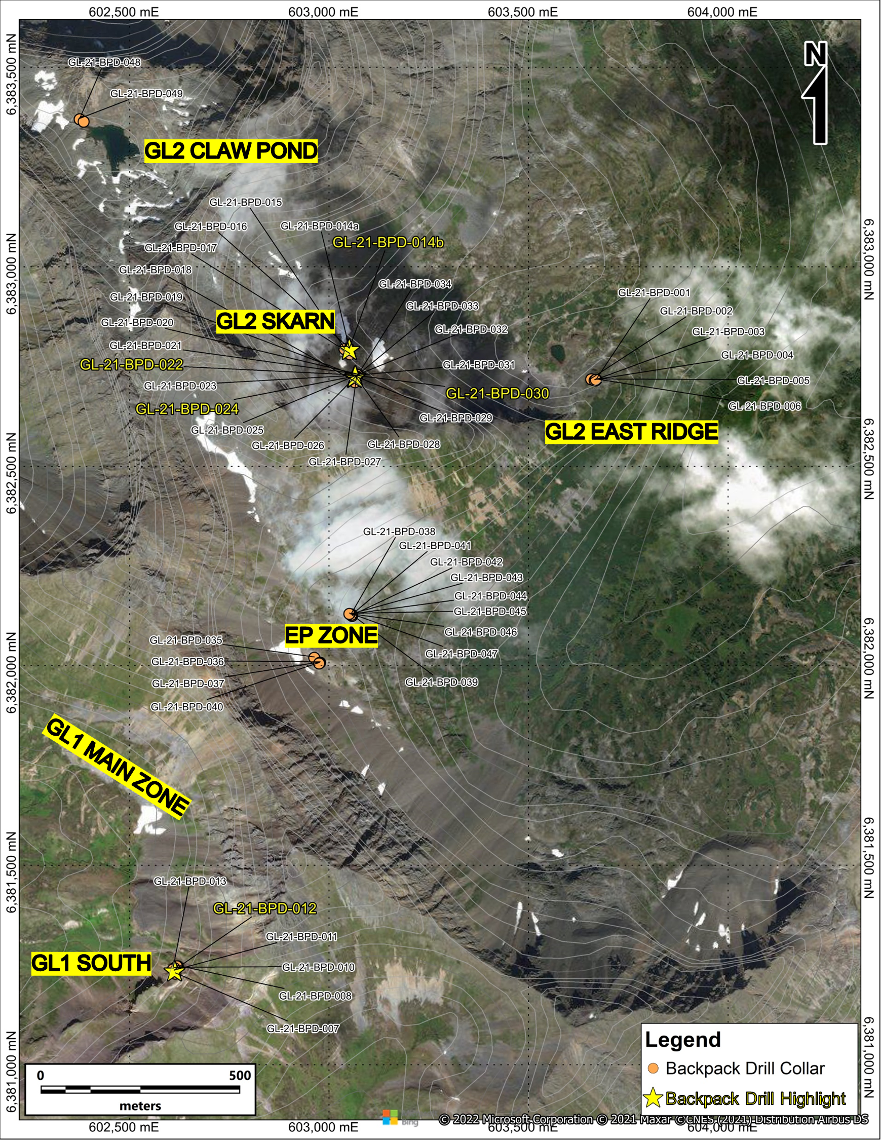 Figure 1 - Drill Sites - Portable Drill