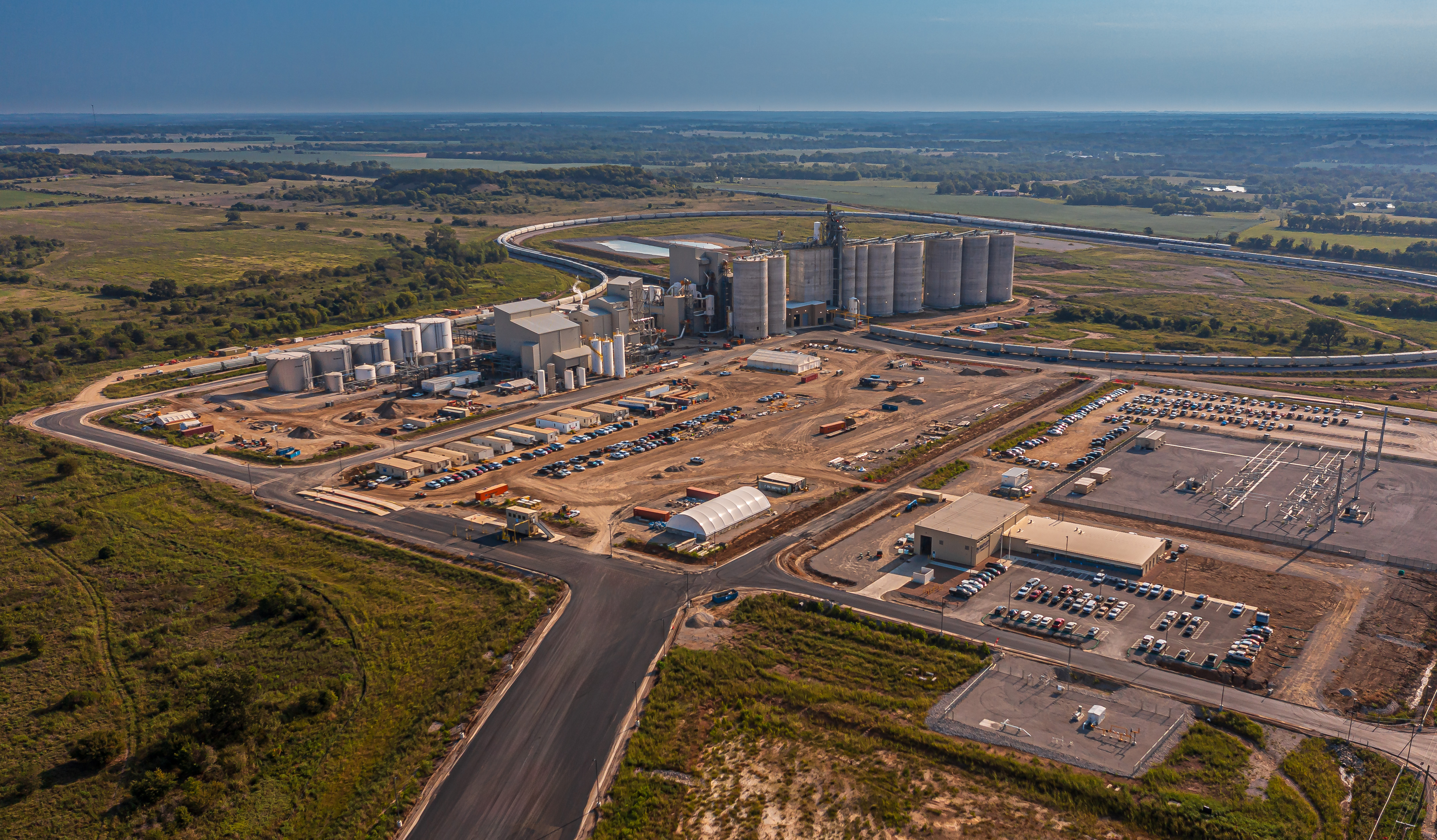 Bartlett soybean processing plant photo