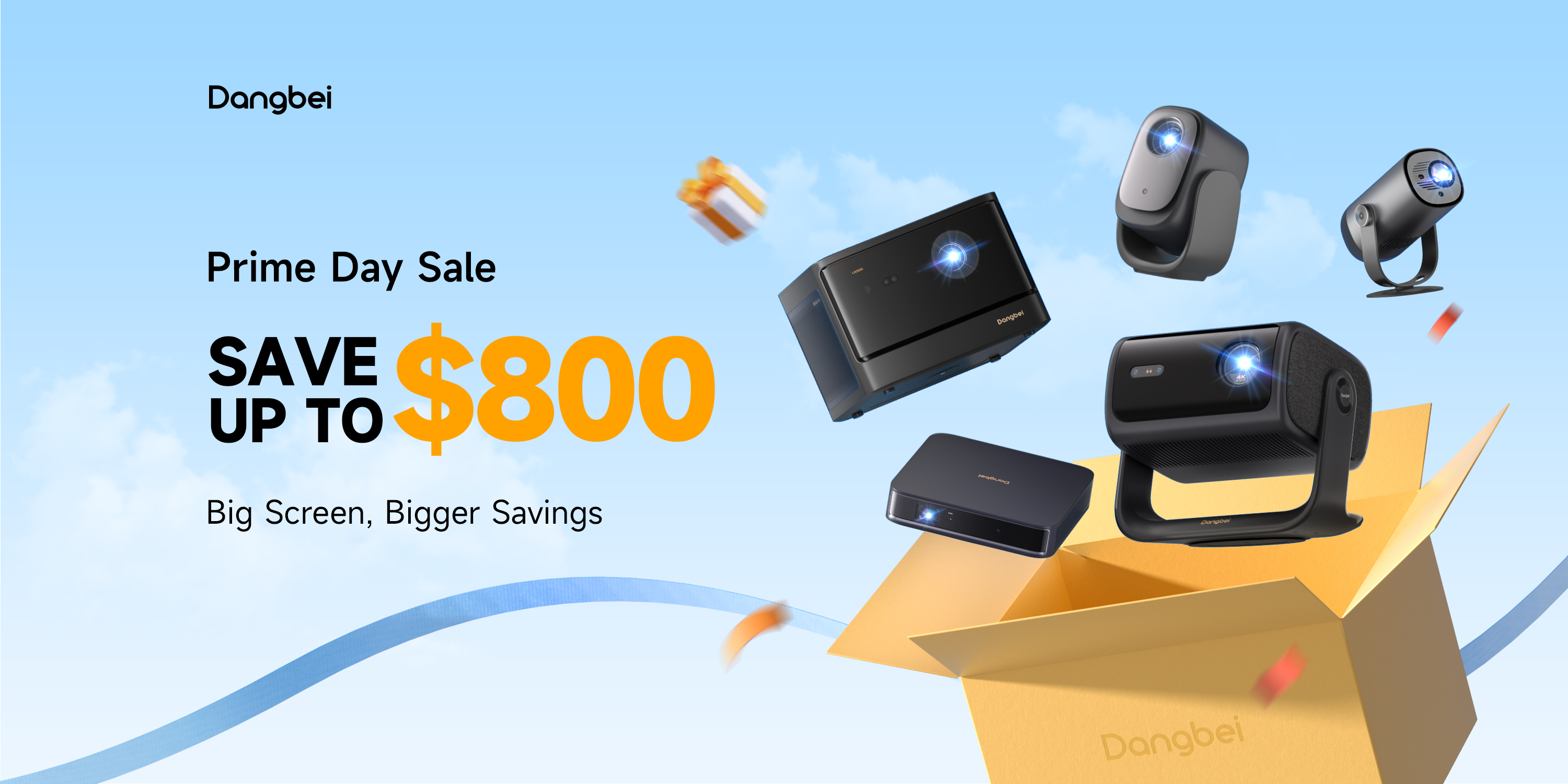 Dangbei is offering up to $800 off top-rated smart projectors during Prime Day in the U.S. from July 8–14. Featured models include the MP1 Max, DBOX02, Atom, Freedo, and N2 Mini—bringing cinematic experiences home at unbeatable prices.