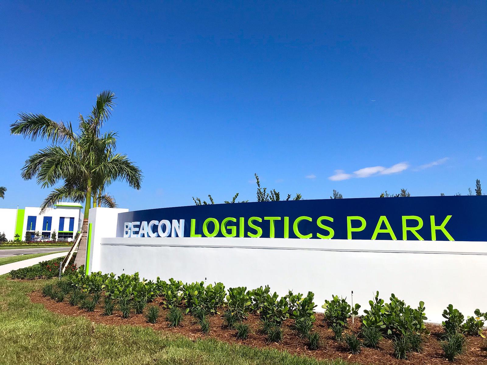 Front entrance at Beacon Logistics Park.