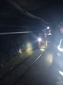 Rehabilitation of 900 metres of rail track