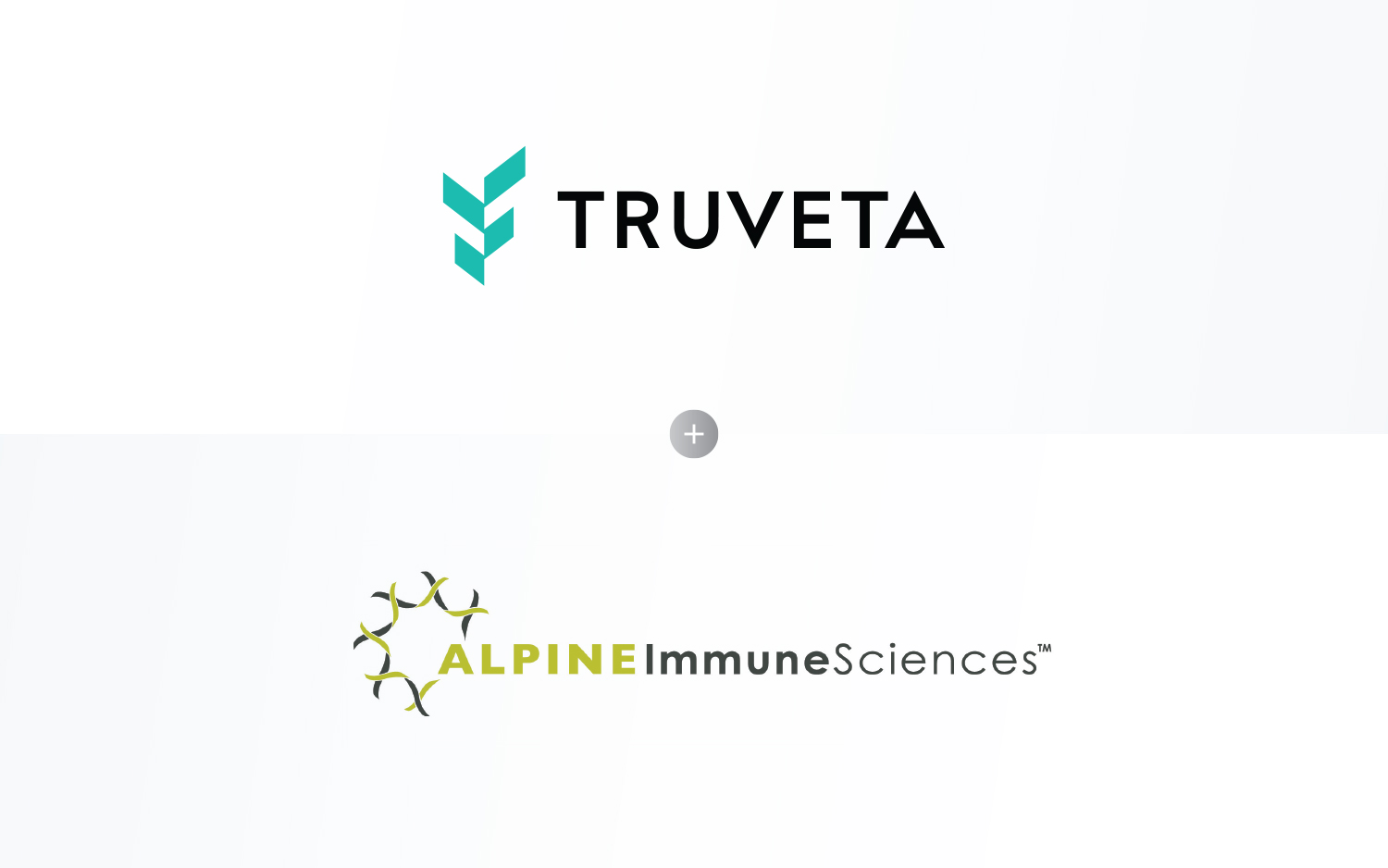Truveta & Alpine Immune Services logos
