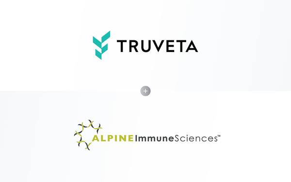 Truveta & Alpine Immune Services logos