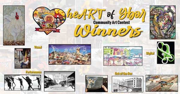 'heART of Ybor' Community Art Contest Winners (Facebook Graphic)