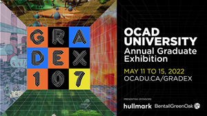 OCAD University’s 107th Annual Graduate Exhibition is returning in person! Celebrate the work of OCAD U’s class of 2022 in person and online May 11-15.