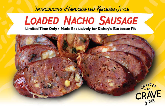 Dickey's Loaded Nacho Cheese Sausage Releases