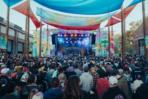 The Crowd Fills the Entire Venue at This Year's Annual 420 Fest by SweetWater 