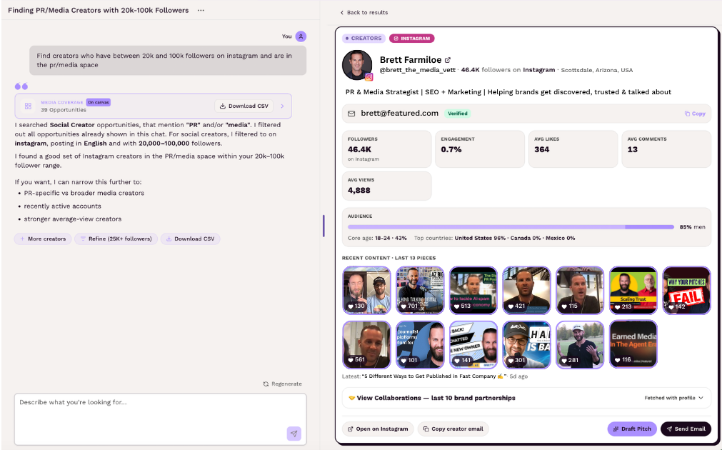 Featured Launches Find Creators Search With 380 Million Creators Across Instagram, TikTok, and YouTube