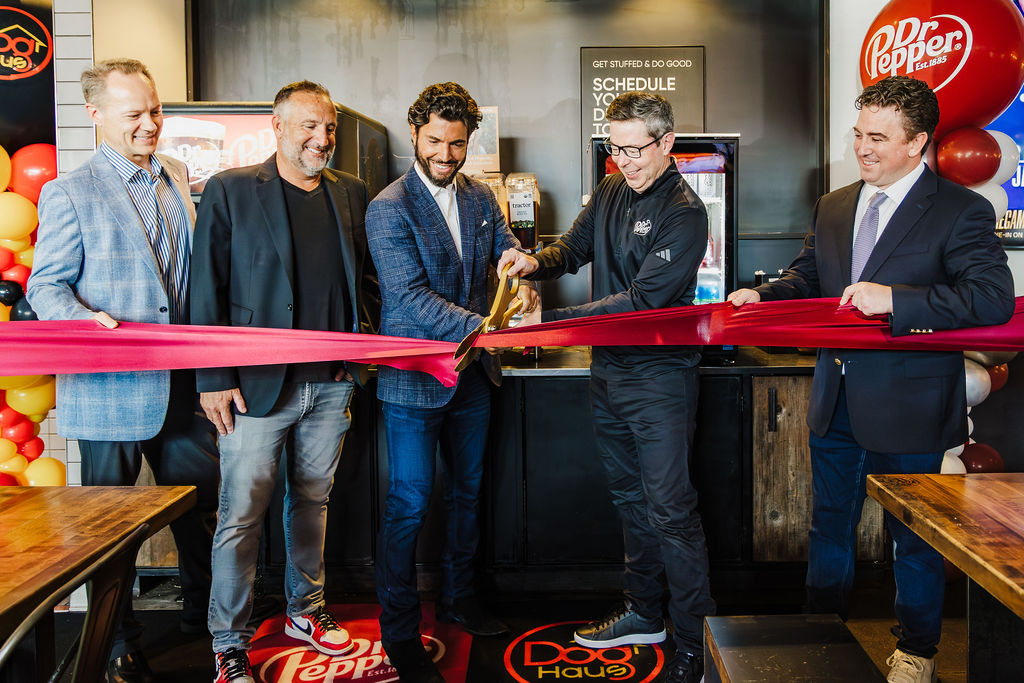Dog Haus and Dr Pepper Group Photo