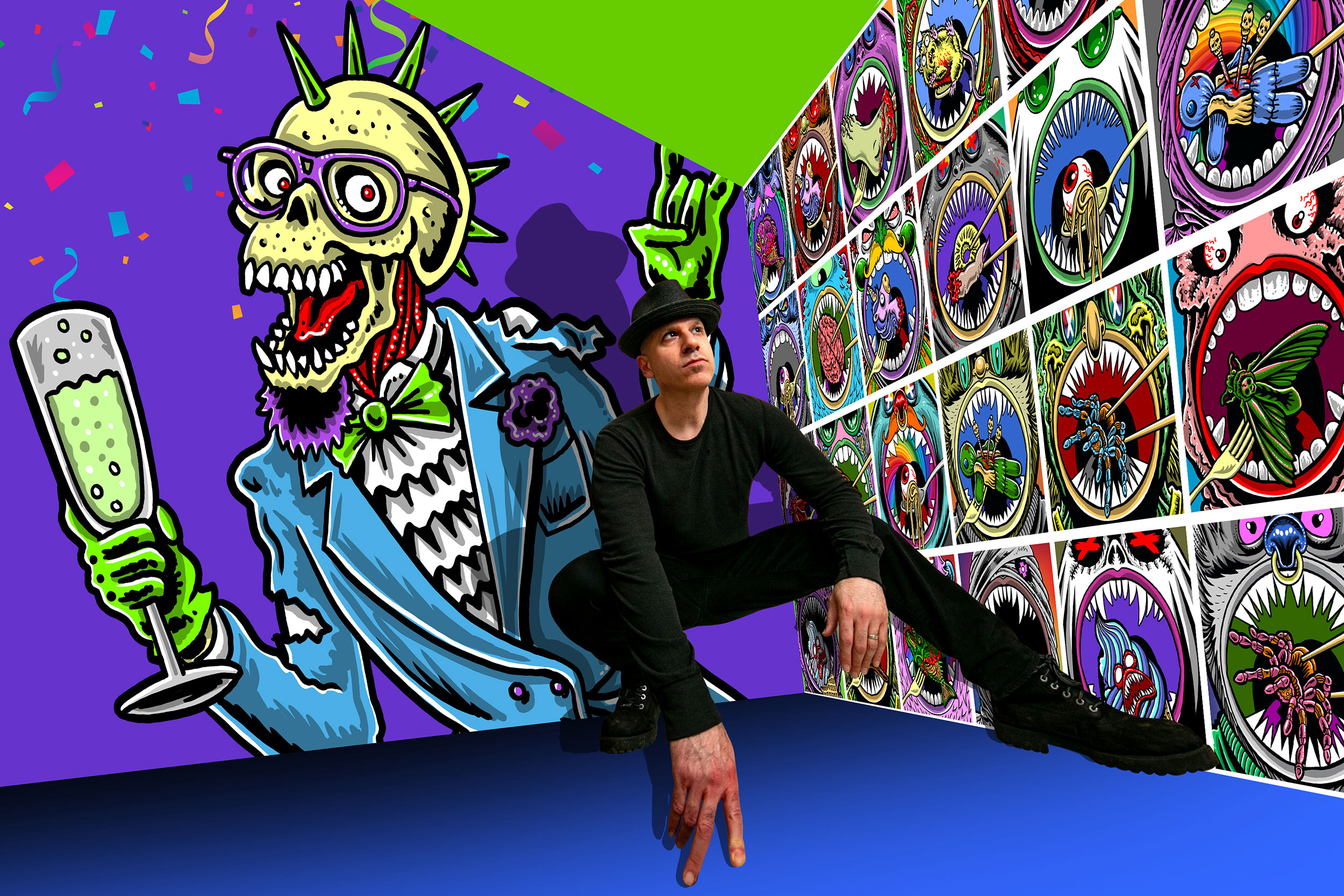 Monster Chompers' NFTs From Rockstar Alan Robert